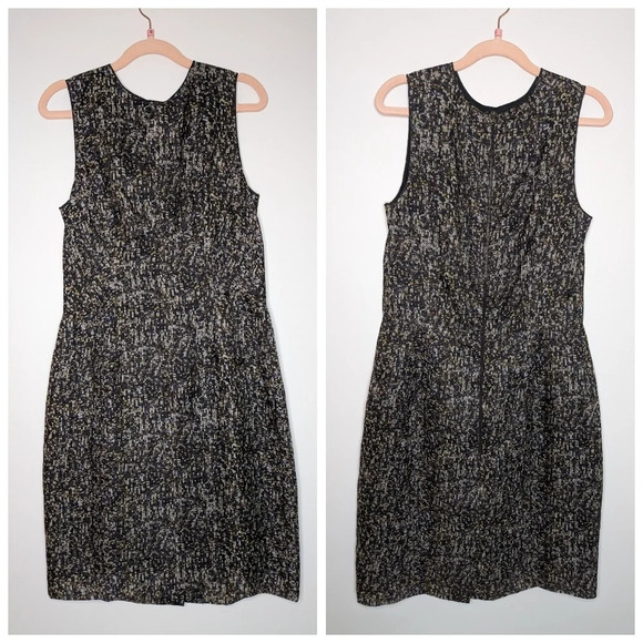 Dolce & Gabanna Midi  Sheath Dress EU 46/US M Acetate Sequin Print Silk - Picture 14 of 17